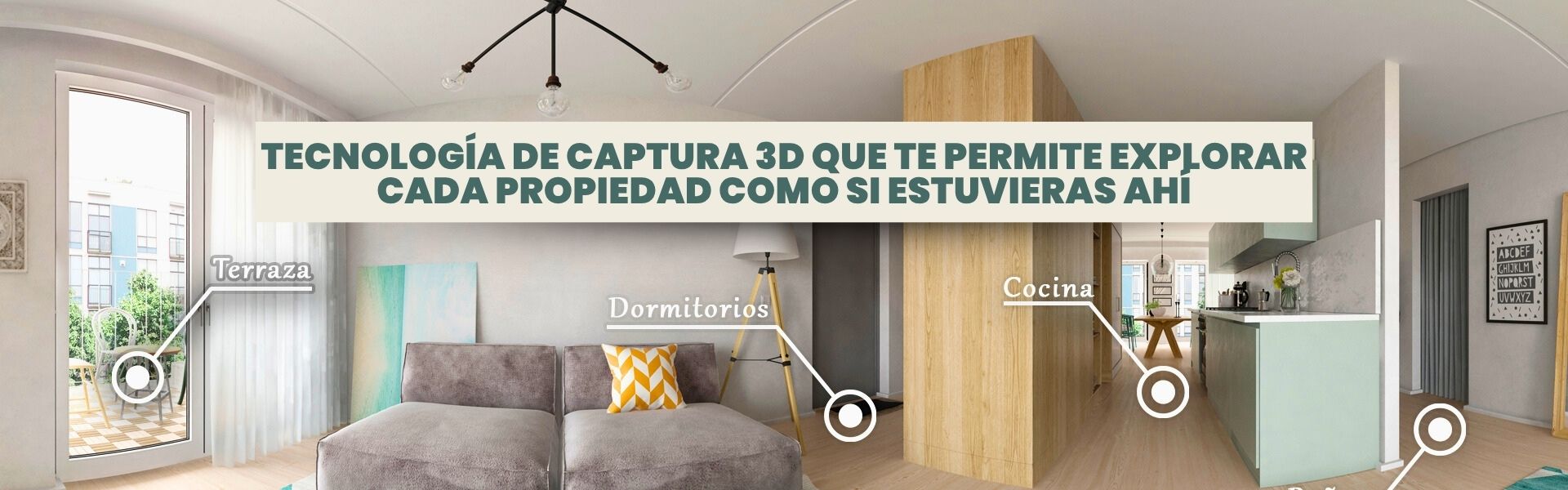 Tecnología de Captura 3D que te permite explorar cada propiedad como si estuvieras ahí